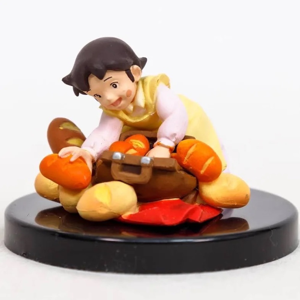 Heidi of the Alps Kaiyodo Gashapon charming anime Cottagecore toys bread fiend